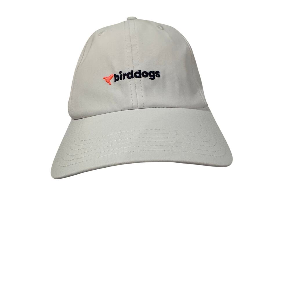 birddogs White Logo Adjustable Hat